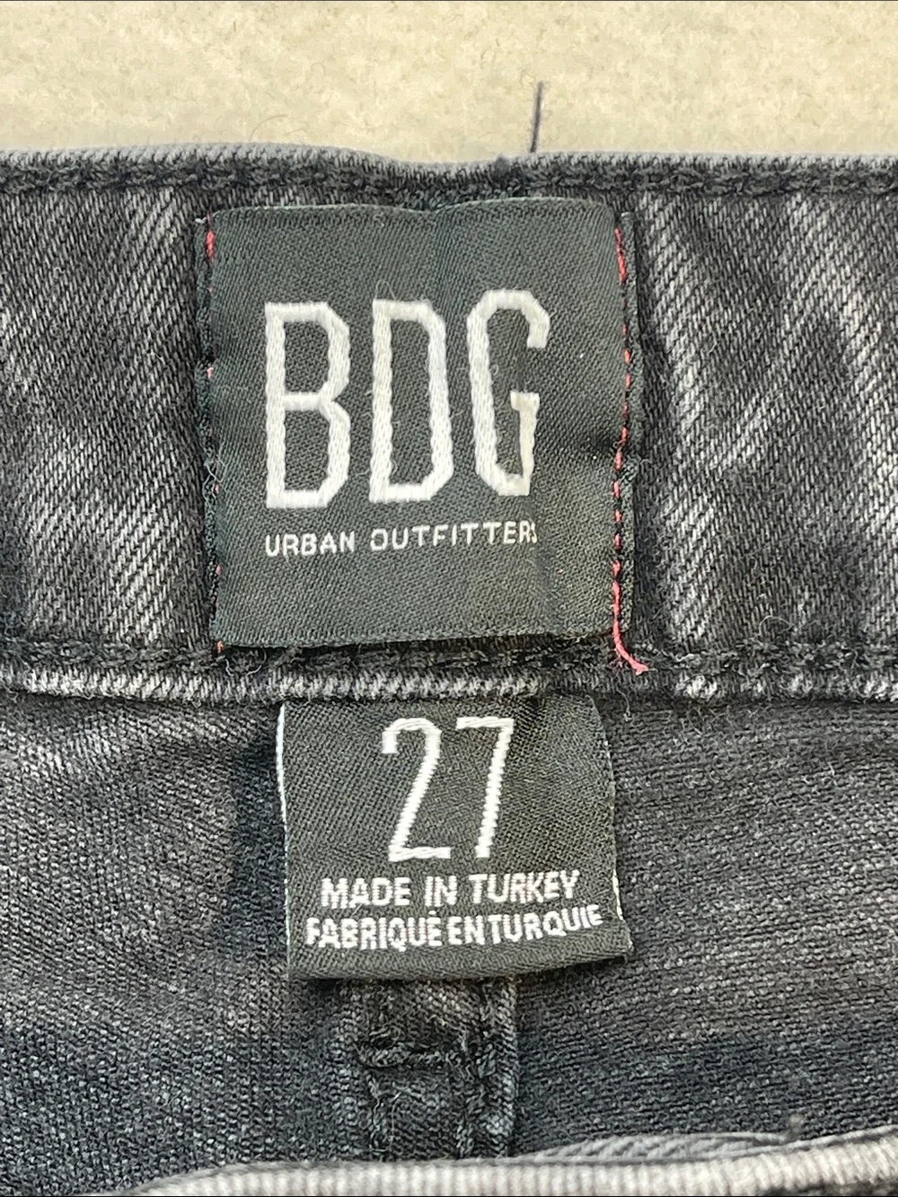 BDG Black Denim Jeans WOMENS SIZE 27 Waist